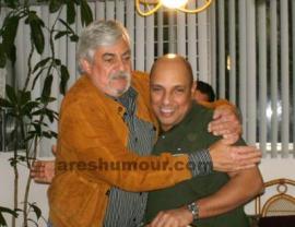 Con el maestro de la caricatura Naranjo en MÃ©xico, 2007.