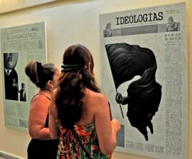 Expo personal en el Palacio Salcines, 2015.