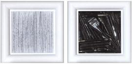 Blanco y negro,  tÃ©cnica mixta, 2015