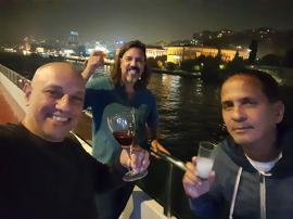 Con los colegas Zardoyas y Adan, Estambul 2023.