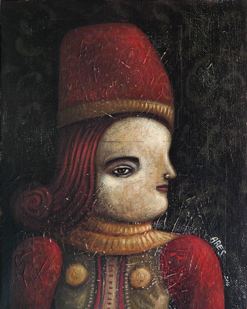 Personaje, acrilico sobre lienzo, 2016