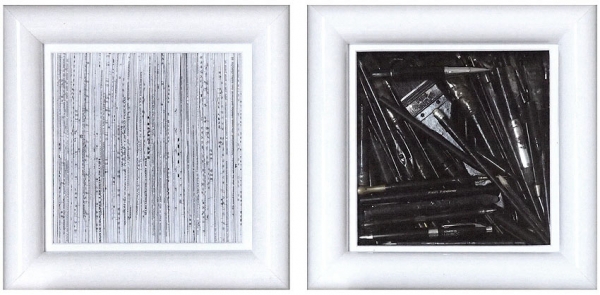 Blanco y negro,  tÃ©cnica mixta, 2015