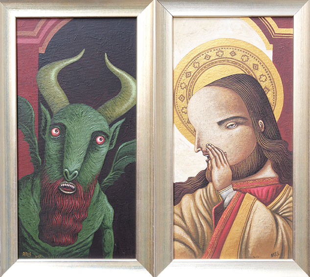 Secretos II, acrilico s/ lienzo, 2017